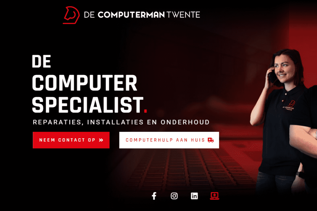 De Computerman Twente website