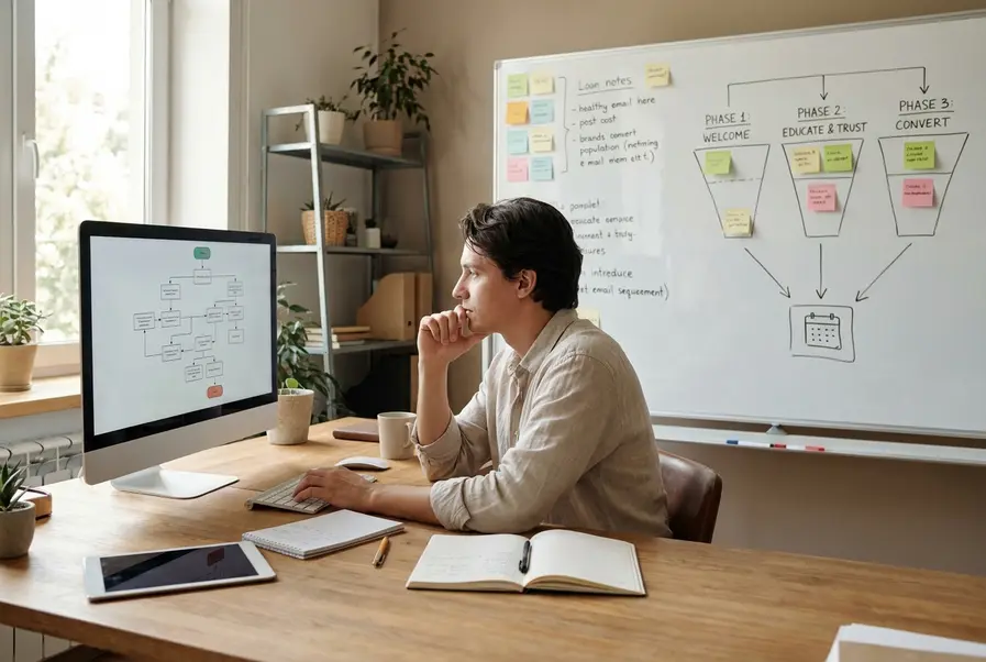 e-mail funnel
