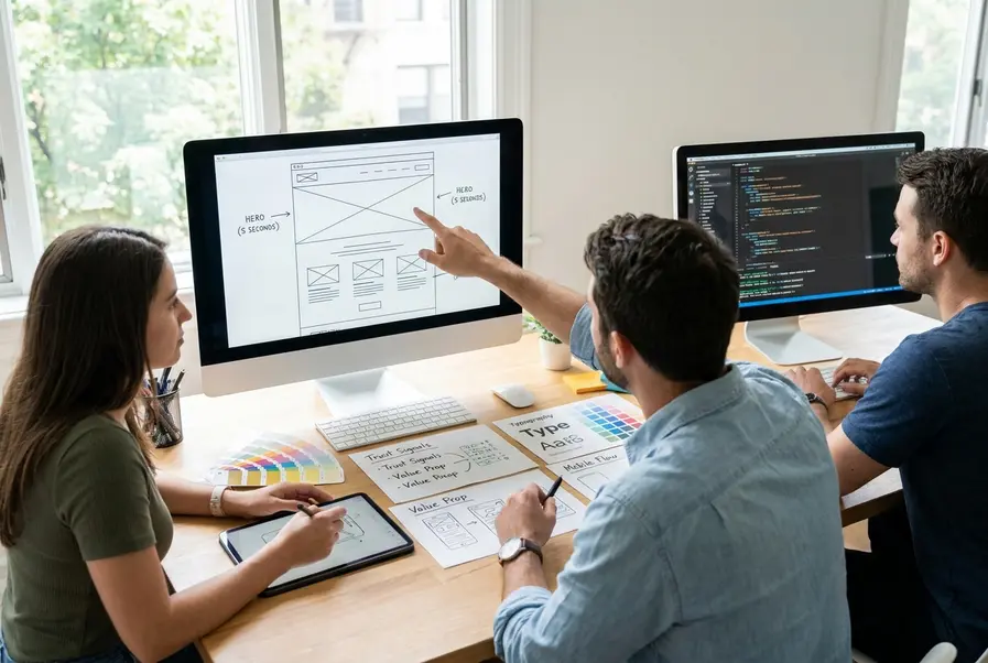 Wat maakt een homepage visueel sterk?